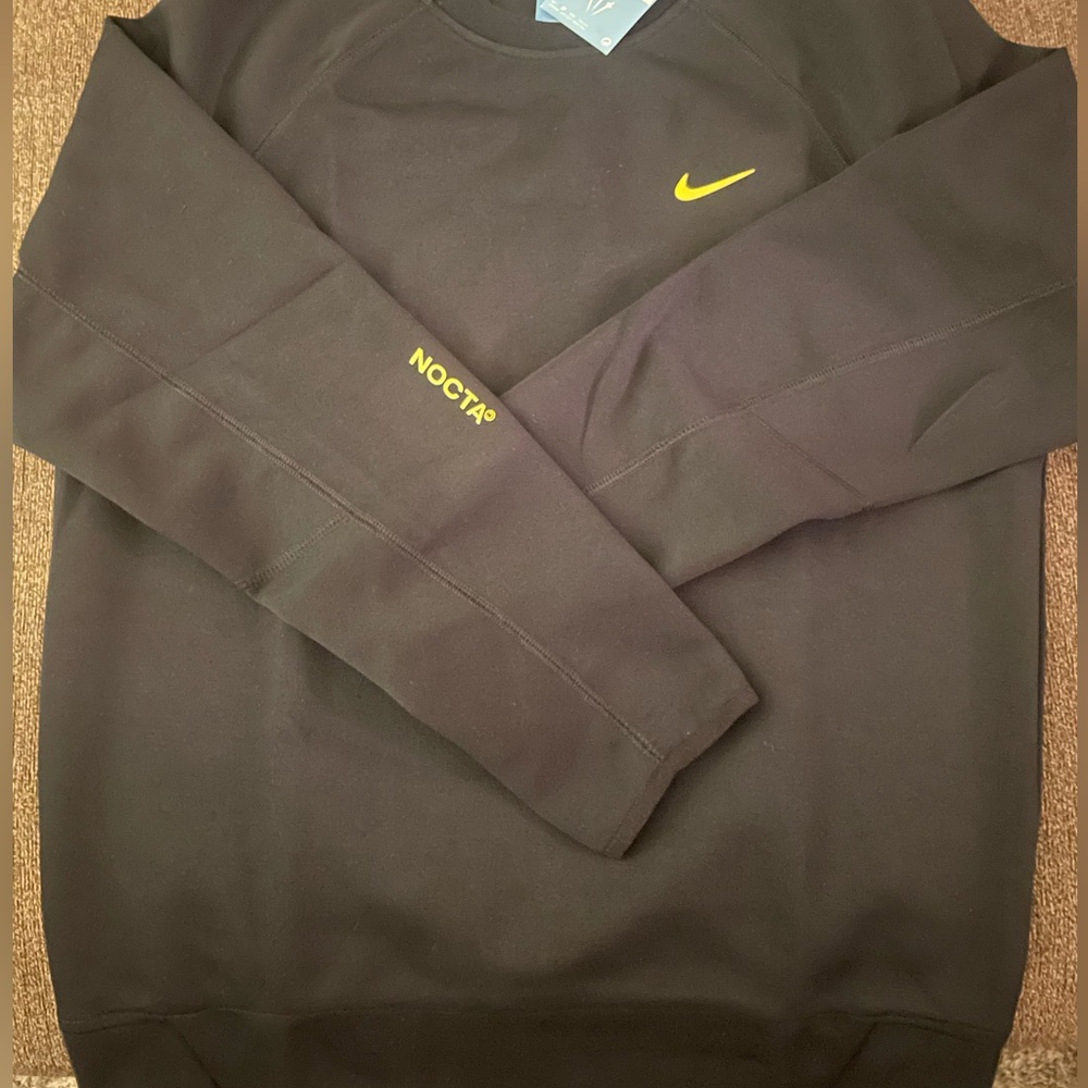 Nike x NOCTA Tech Fleece Crew 'Black' Large